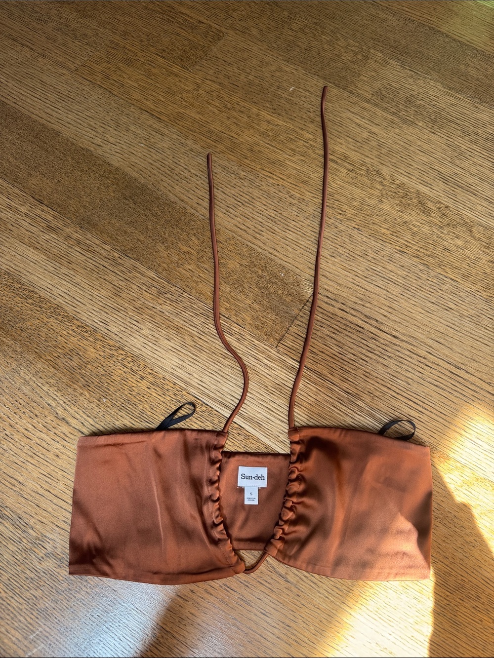 ARITIZIA BROWN BRA TOP size small